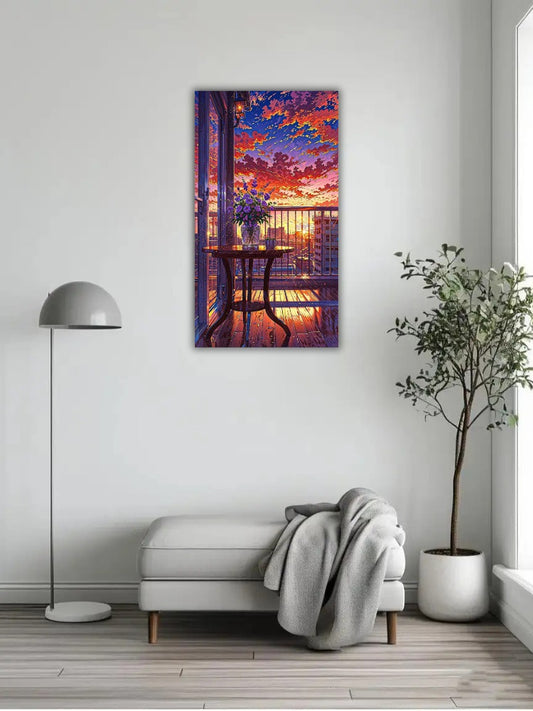 A cottage at sunset 2