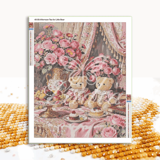 Afternoon Tea for Little Bear Diamond Painting 30/40 40/50 50/60
