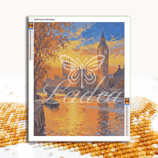 Autumn Riverside Diamond Painting 30/40 40/50 50/60