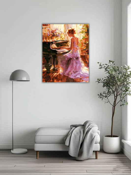 Beautiful female pianist 6