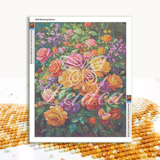 Blooming flowers Diamond Painting 30/40 40/50 50/60