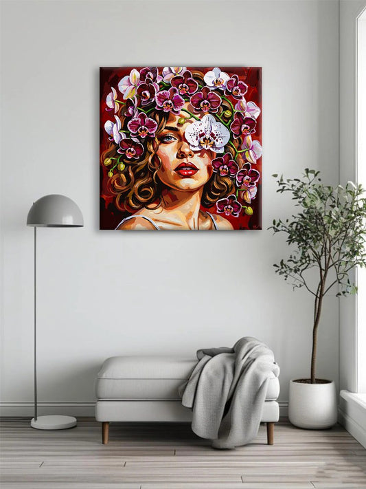 Blush Orchid Fiery Lip Portrait