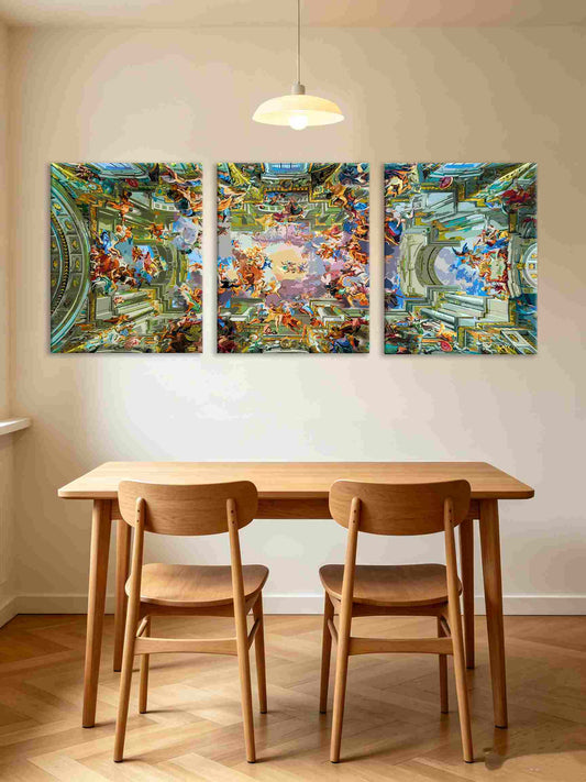 Ceiling Fresco (Set of 3 PCS) Paint By Numbers