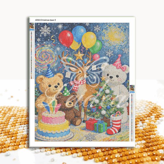 Christmas bear Diamond Painting 30/40 40/50 50/60