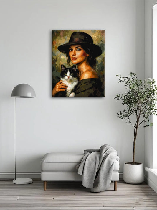 Dark Hat & Tender Cat Muse
