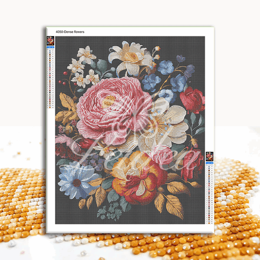Dense flowers Diamond Painting 30/40 40/50 50/60