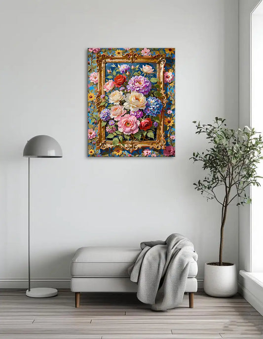 Flowers in the Photo Frame