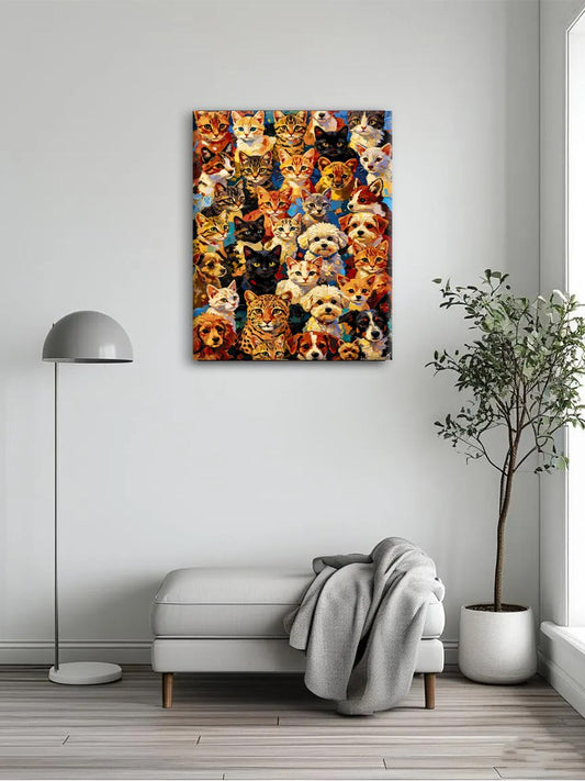 Fluffy Cat Crowd