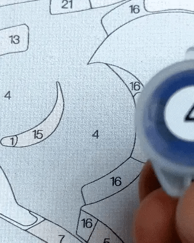 Pictures describing how to draw
