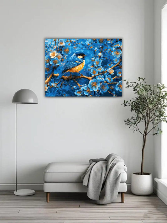 Ice Blue Sparrow