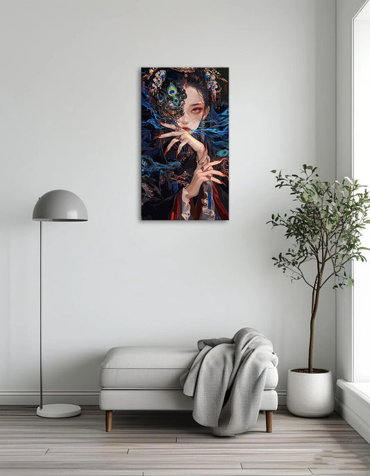 Mysterious Peacock Lady