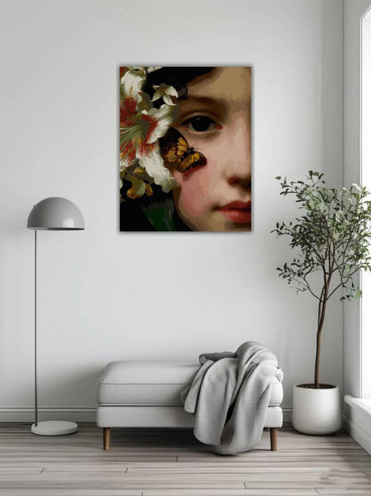 Oil painting of a girl 12