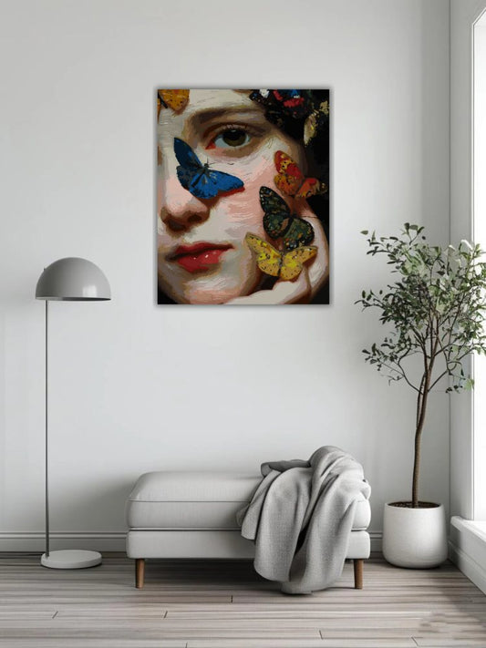 Oil painting of a girl 8