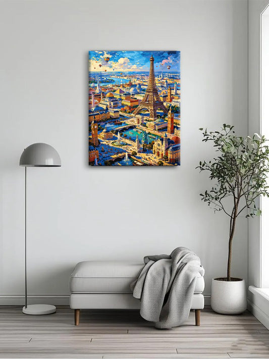 Paris Wide Cityscape