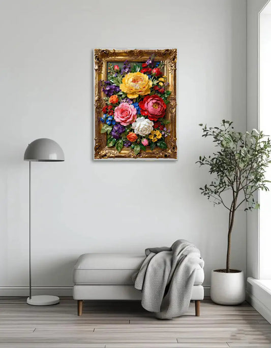 Relief floral art 1