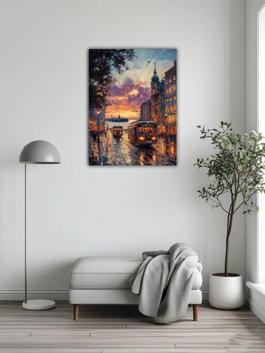 The gentle sunset in Madrid 1