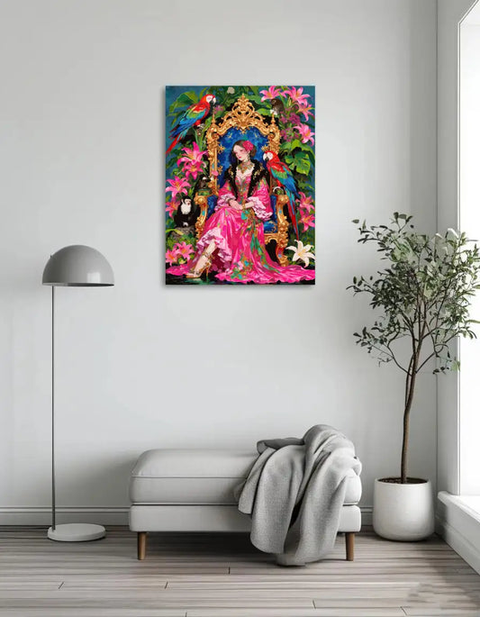 Tropical elegant woman