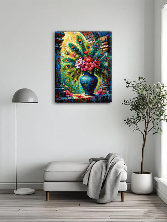 Turquoise Vase Reverie