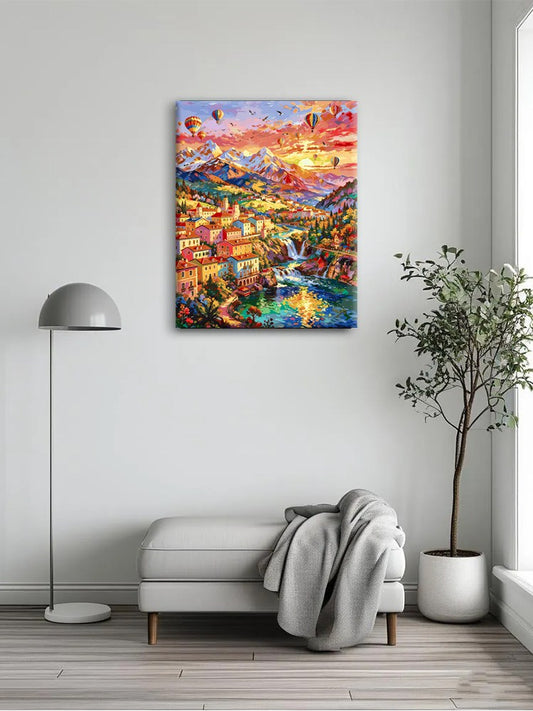 Vibrant Valley Sunrise