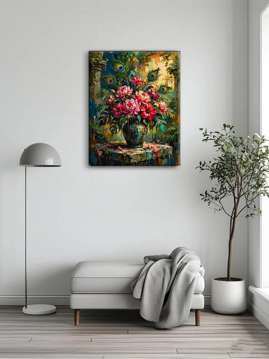 Vibrant Petals in Vase