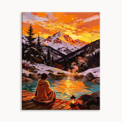 Alpine Sunset Reverie Paint By Numbers