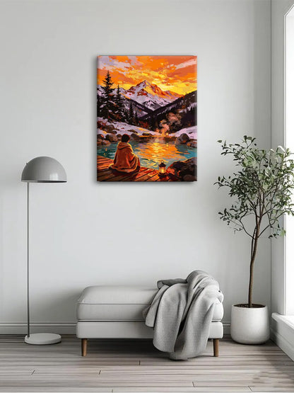 Alpine Sunset Reverie Paint By Numbers