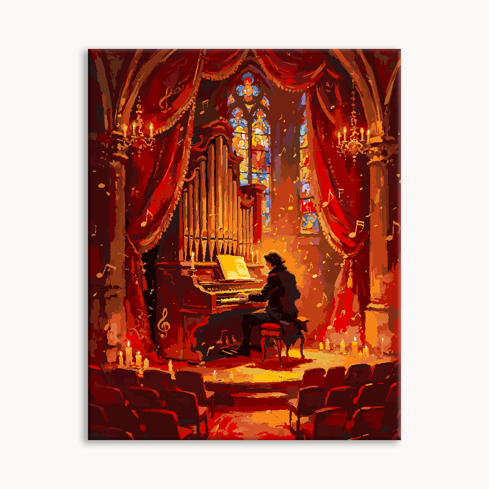 Cathedral Quiet Prayer Paint By Numbers