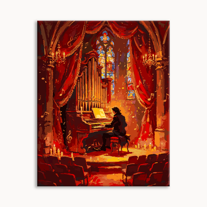 Cathedral Quiet Prayer Paint By Numbers