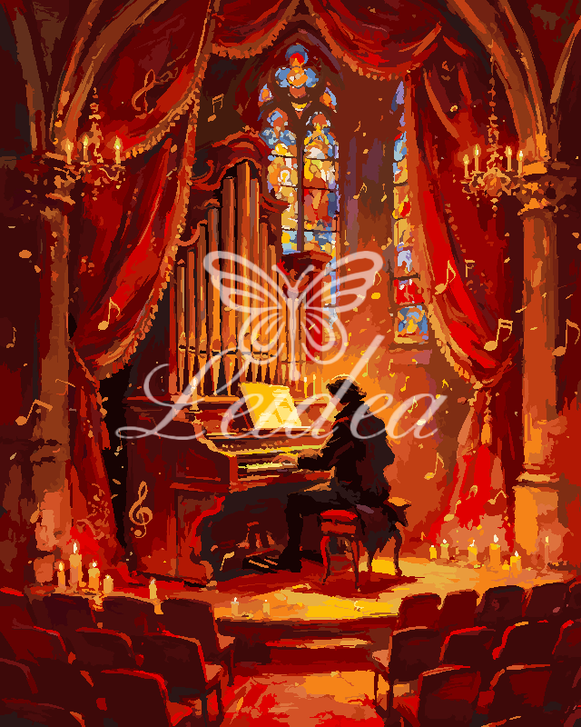 Cathedral Quiet Prayer Paint By Numbers