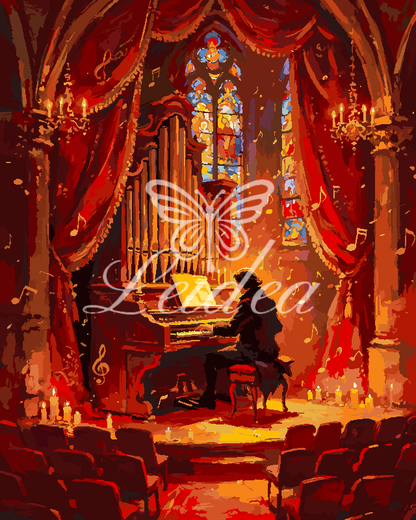 Cathedral Quiet Prayer Paint By Numbers