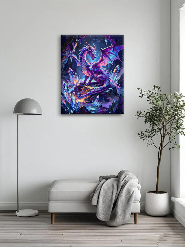 Crystal Shadow Dragon Paint By Numbers