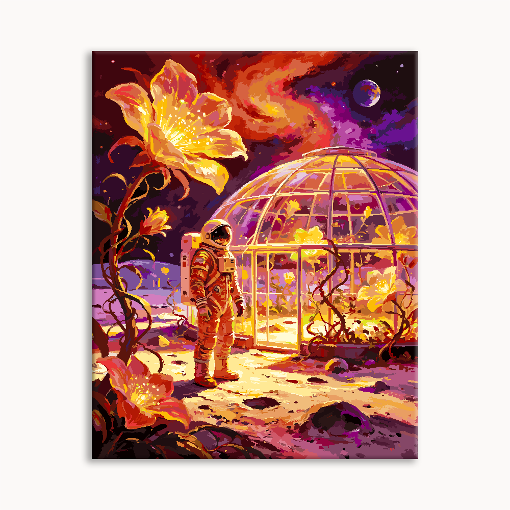 Glass Dome Garden Paint By Numbers