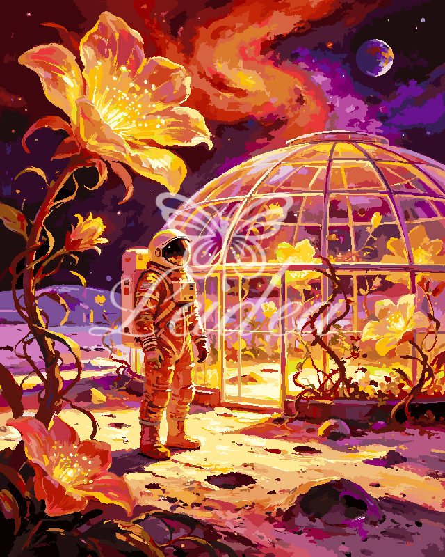 Glass Dome Garden Paint By Numbers