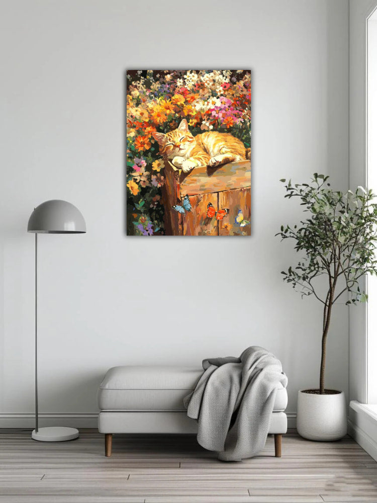 A Short Rest Among the Flowers