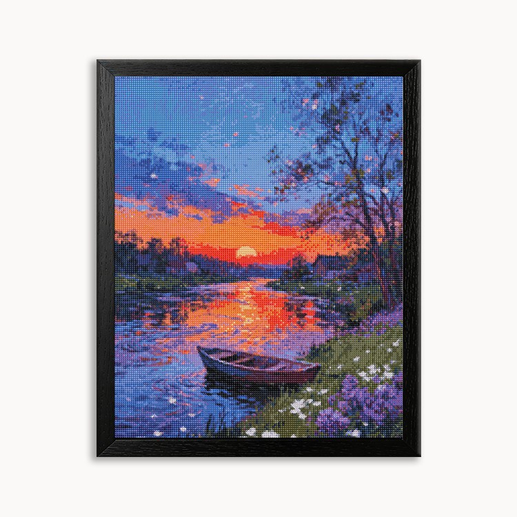 A beautiful village Diamond Painting 30/40 40/50 50/60