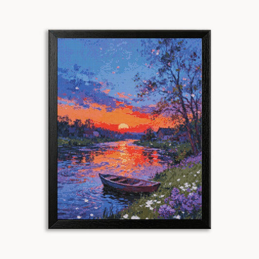 A beautiful village Diamond Painting 30/40 40/50 50/60