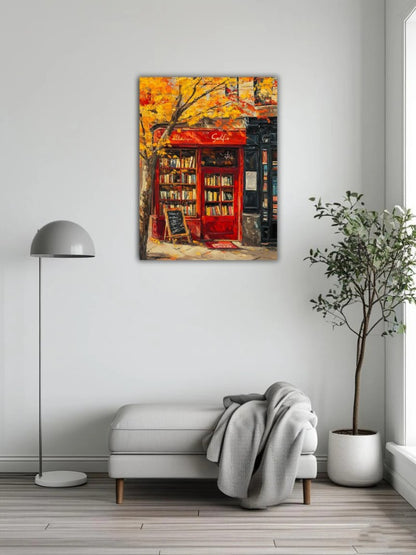 A bookstore in autumn 1