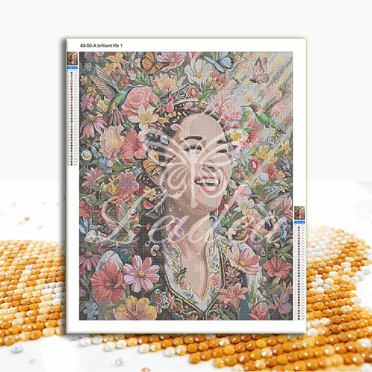 A brilliant life 1 Diamond Painting 30/40 40/50 50/60