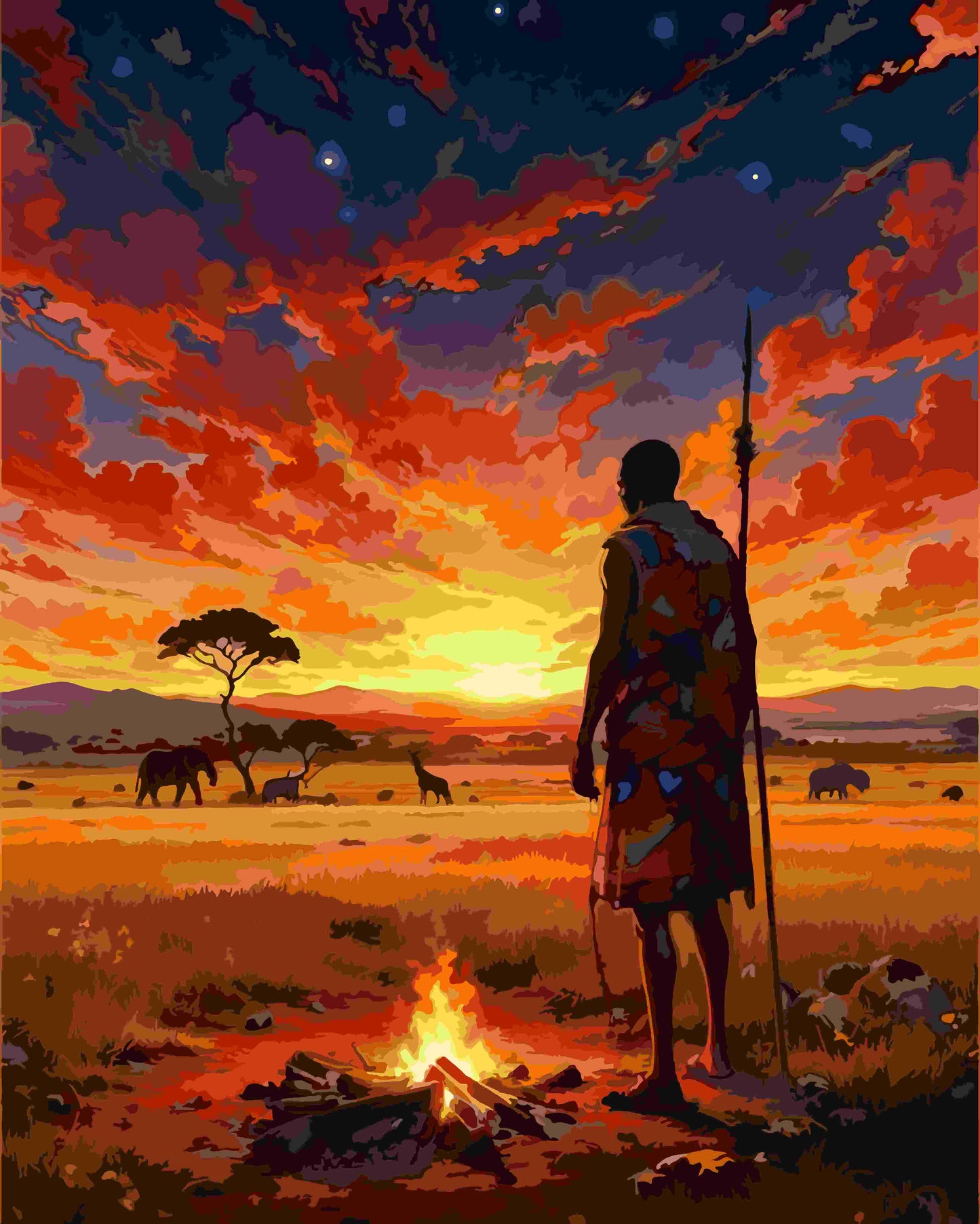 African sunset