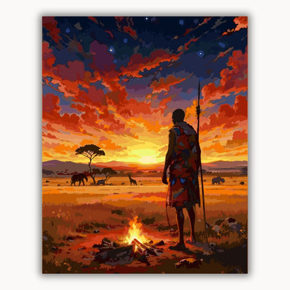 African sunset
