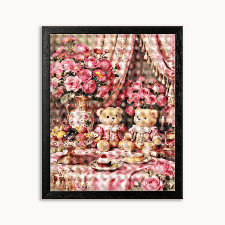 Afternoon Tea for Little Bear Diamond Painting 30/40 40/50 50/60