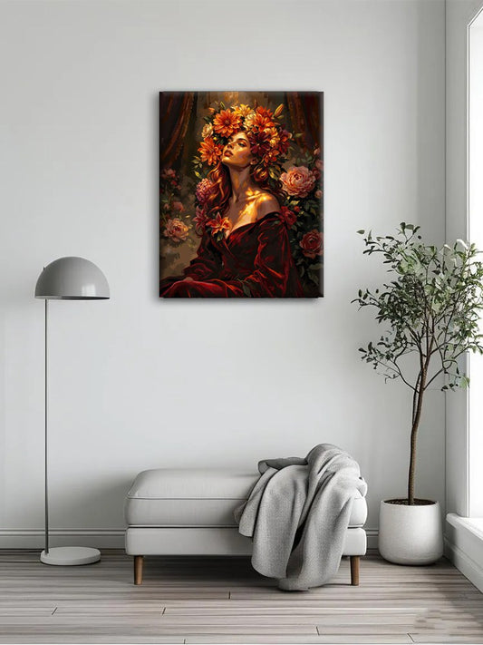Amber Bloom Paint By Numbers