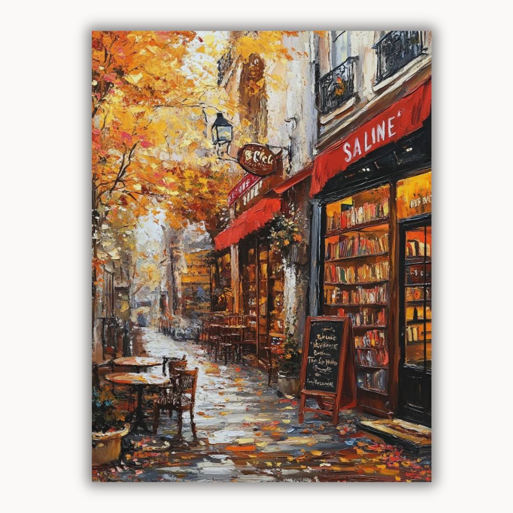 An old bookstore in autumn 1