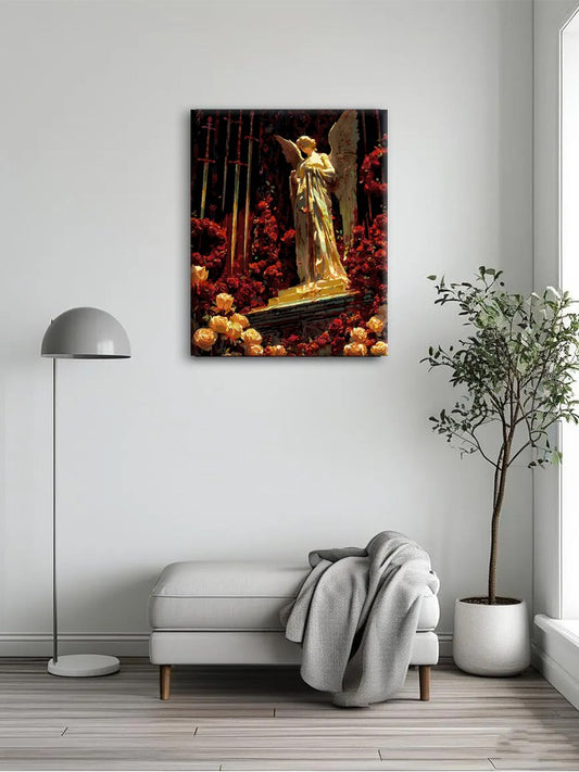 Angel in Crimson Garden