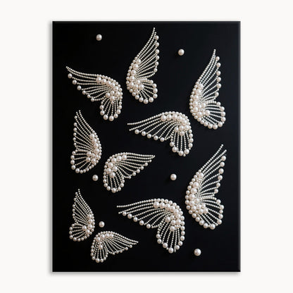 Artistic Butterfly Pearl Painting