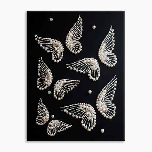 Artistic Butterfly Pearl Painting