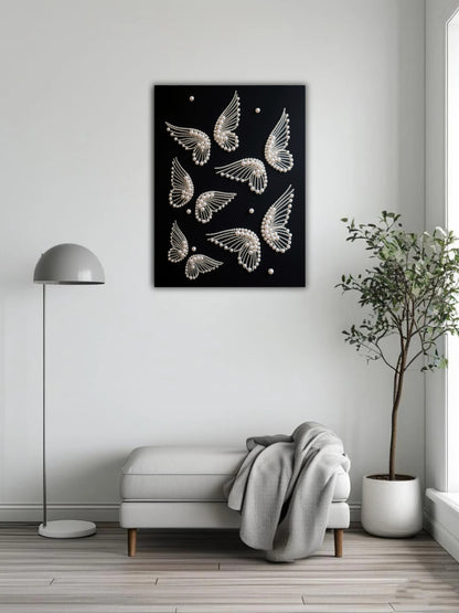 Artistic Butterfly Pearl Painting