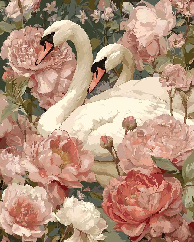 Artistic White Goose 1