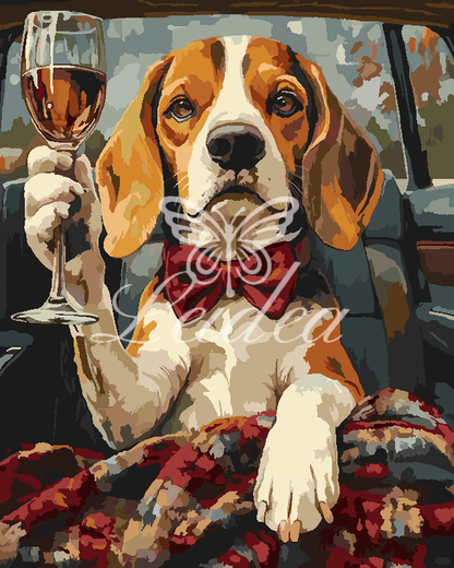 Beagle Bow Toast