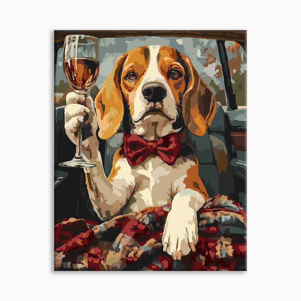 Beagle Bow Toast